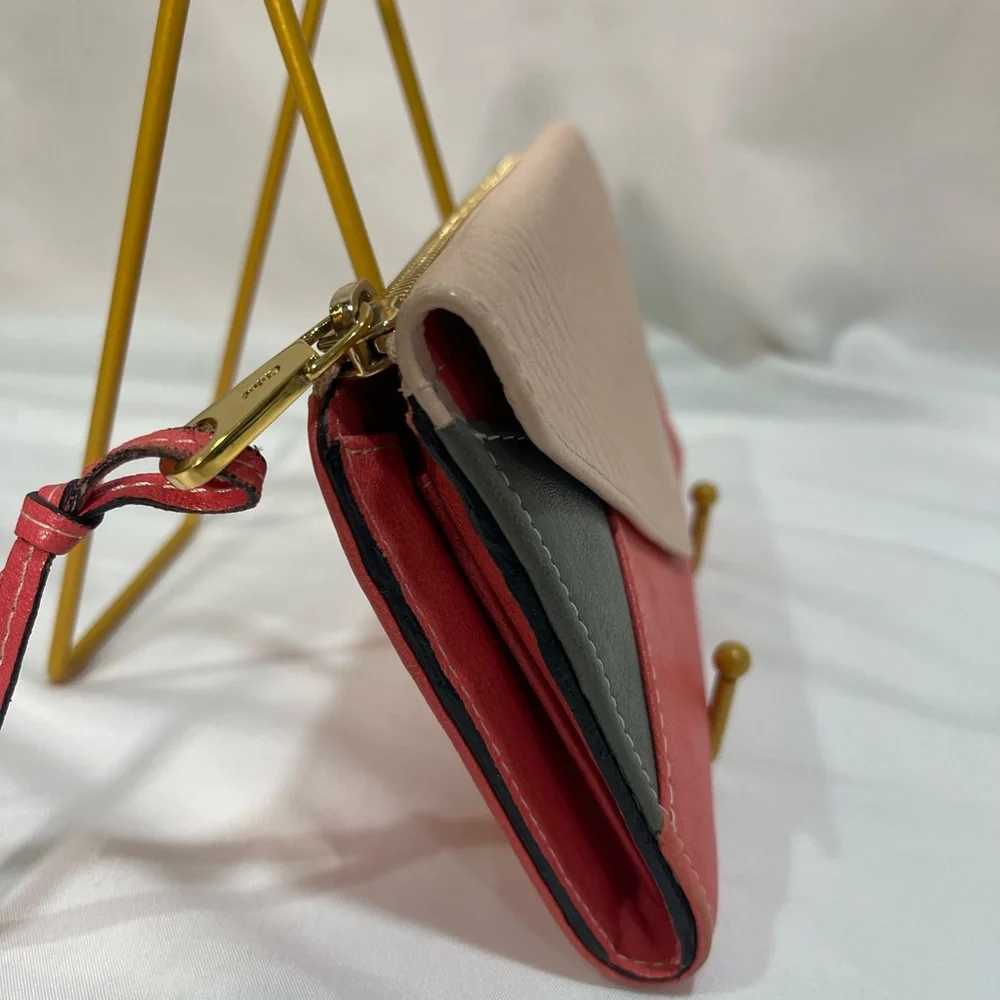 sold on another site ‼️Chloe Tri-color Color Block Long Wallet - Picture 4 of 12